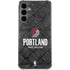 NBA Portland Trail Blazers Dark Rust Galaxy S24 Plus Clear Case