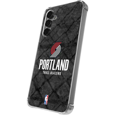 NBA Portland Trail Blazers Dark Rust Galaxy S24 Plus Clear Case