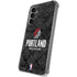 NBA Portland Trail Blazers Dark Rust Galaxy S24 Plus Clear Case