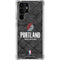 NBA Portland Trail Blazers Dark Rust Galaxy S24 Ultra Clear Case