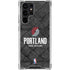 NBA Portland Trail Blazers Dark Rust Galaxy S24 Ultra Clear Case