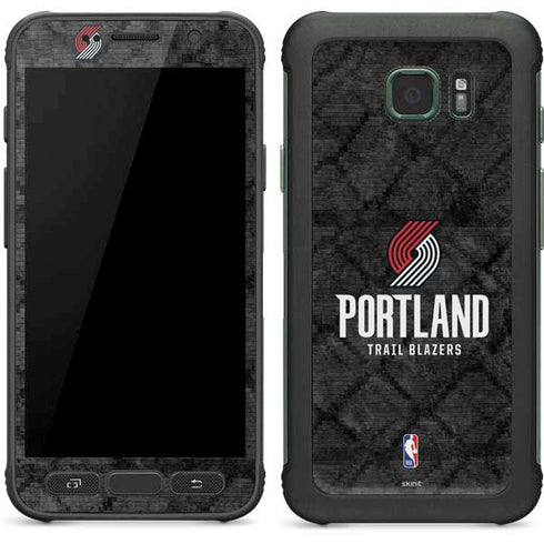NBA Portland Trail Blazers Dark Rust Galaxy S7 Active Skin