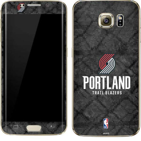 NBA Portland Trail Blazers Dark Rust Galaxy S7 Edge Skin