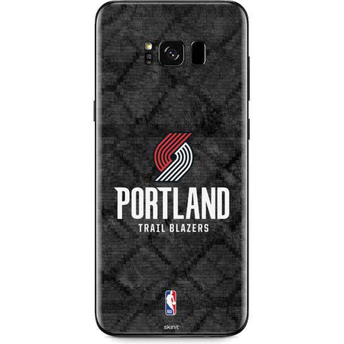 NBA Portland Trail Blazers Dark Rust Galaxy S8 Plus Skin