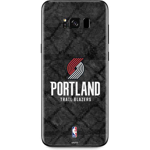 NBA Portland Trail Blazers Dark Rust Galaxy S8 Skin