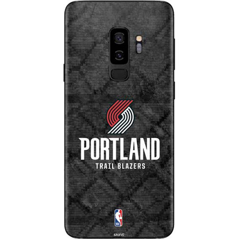 NBA Portland Trail Blazers Dark Rust Galaxy S9 Plus Skin