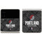 NBA Portland Trail Blazers Dark Rust Galaxy Z Flip3 5G Skin