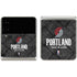 NBA Portland Trail Blazers Dark Rust Galaxy Z Flip3 5G Skin