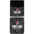 NBA Portland Trail Blazers Dark Rust Galaxy Z Flip3 5G Skin