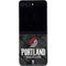NBA Portland Trail Blazers Dark Rust Galaxy Z Flip5 5G Skin