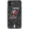 NBA Portland Trail Blazers Dark Rust iPhone 11 Clear Case
