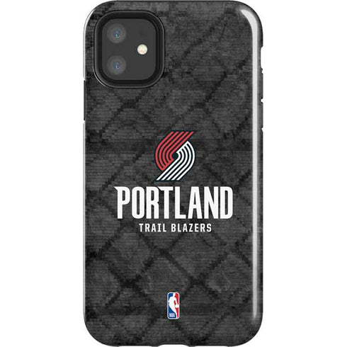 NBA Portland Trail Blazers Dark Rust iPhone 11 Impact Case