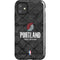 NBA Portland Trail Blazers Dark Rust iPhone 11 Impact Case