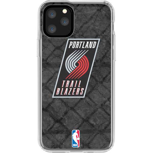 NBA Portland Trail Blazers Dark Rust iPhone 11 Pro Clear Case