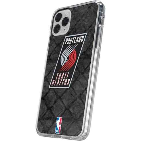 NBA Portland Trail Blazers Dark Rust iPhone 11 Pro Clear Case