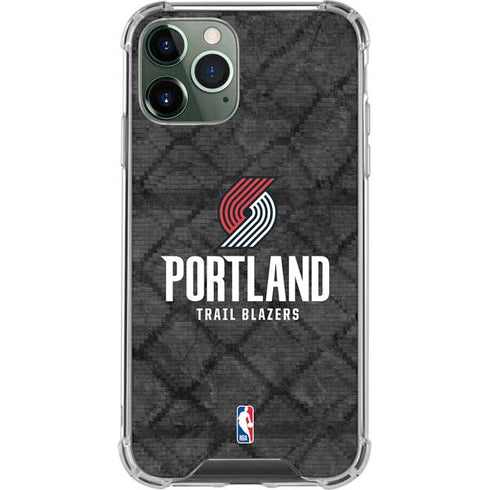NBA Portland Trail Blazers Dark Rust iPhone 11 Pro Max Clear Case