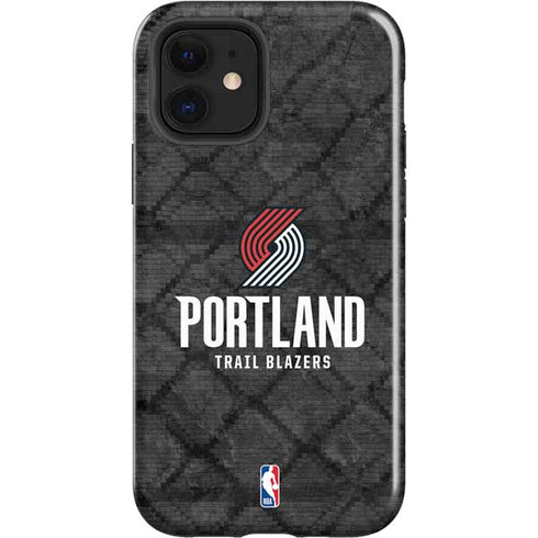 NBA Portland Trail Blazers Dark Rust iPhone 12 Impact Case