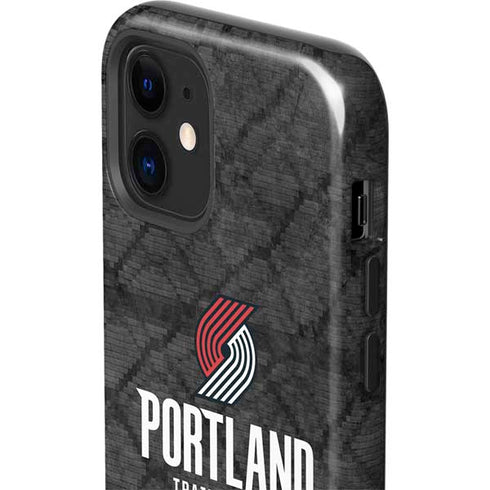NBA Portland Trail Blazers Dark Rust iPhone 12 Impact Case