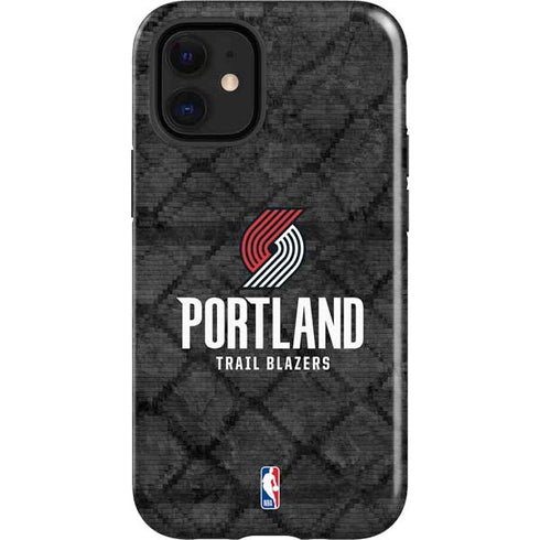 NBA Portland Trail Blazers Dark Rust iPhone 12 Mini Impact Case