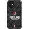 NBA Portland Trail Blazers Dark Rust iPhone 12 Mini Impact Case