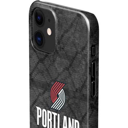 NBA Portland Trail Blazers Dark Rust iPhone 12 Mini Lite Case