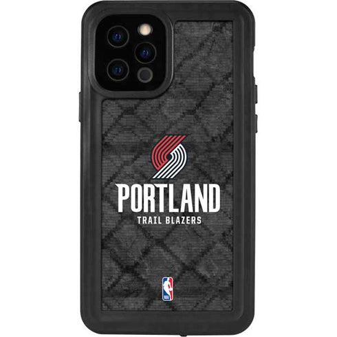 NBA Portland Trail Blazers Dark Rust iPhone 12 Pro Waterproof Case