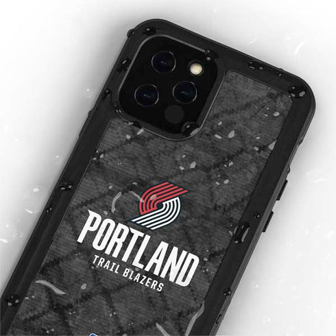 NBA Portland Trail Blazers Dark Rust iPhone 12 Pro Waterproof Case