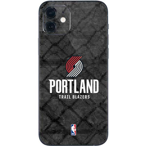 NBA Portland Trail Blazers Dark Rust iPhone 12 Skin