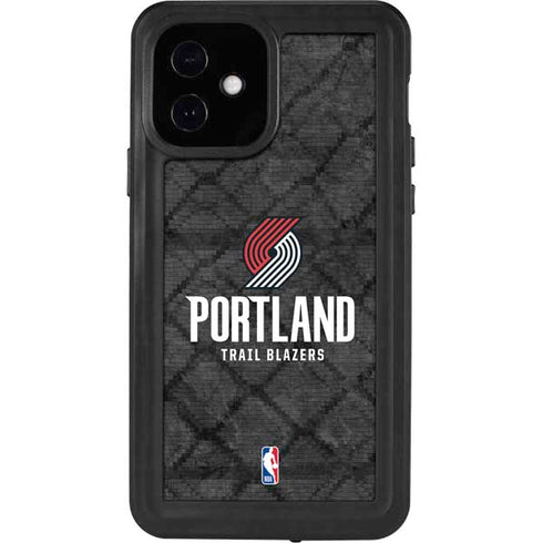 NBA Portland Trail Blazers Dark Rust iPhone 12 Waterproof Case