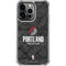 NBA Portland Trail Blazers Dark Rust iPhone 13 Pro Clear Case