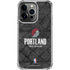 NBA Portland Trail Blazers Dark Rust iPhone 13 Pro Clear Case
