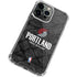 NBA Portland Trail Blazers Dark Rust iPhone 13 Pro Clear Case