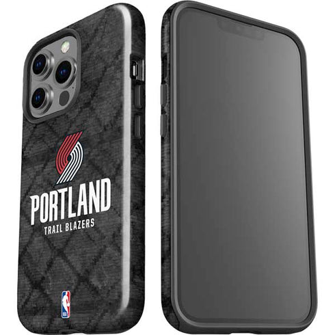 NBA Portland Trail Blazers Dark Rust iPhone 13 Pro Impact Case