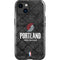 NBA Portland Trail Blazers Dark Rust iPhone 15 Plus Impact Case