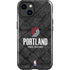 NBA Portland Trail Blazers Dark Rust iPhone 15 Plus Impact Case