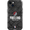 NBA Portland Trail Blazers Dark Rust iPhone 14 Plus Impact Case