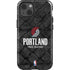 NBA Portland Trail Blazers Dark Rust iPhone 14 Impact Case
