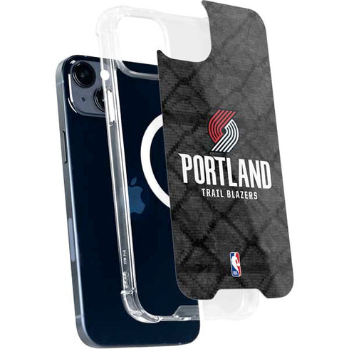 NBA Portland Trail Blazers Dark Rust iPhone 14 Plus MagSafe Case