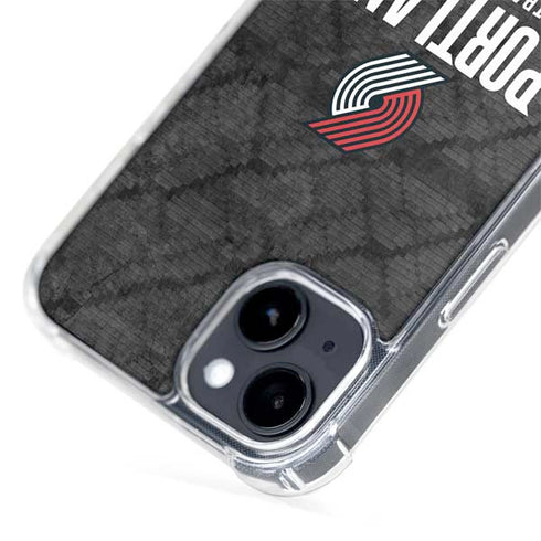 NBA Portland Trail Blazers Dark Rust iPhone 14 Plus MagSafe Case