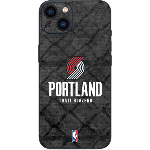 NBA Portland Trail Blazers Dark Rust iPhone 15 Plus Skin