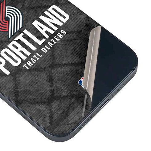 NBA Portland Trail Blazers Dark Rust iPhone 14 Plus Skin