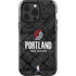 NBA Portland Trail Blazers Dark Rust iPhone 15 Pro Impact Case