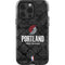 NBA Portland Trail Blazers Dark Rust iPhone 14 Pro Impact Case