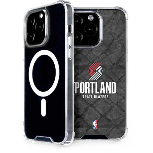 NBA Portland Trail Blazers Dark Rust iPhone 15 Pro MagSafe Case