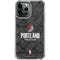 NBA Portland Trail Blazers Dark Rust iPhone 15 Pro Max Clear Case