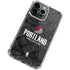 NBA Portland Trail Blazers Dark Rust iPhone 14 Pro Max Clear Case