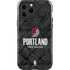 NBA Portland Trail Blazers Dark Rust iPhone 14 Pro Max Impact Case