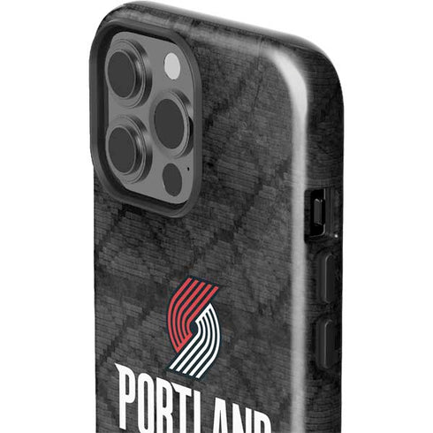 NBA Portland Trail Blazers Dark Rust iPhone 15 Pro Max Impact Case