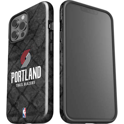 NBA Portland Trail Blazers Dark Rust iPhone 15 Pro Max Impact Case
