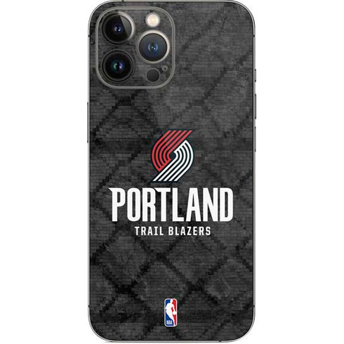 NBA Portland Trail Blazers Dark Rust iPhone 14 Pro Max Skin